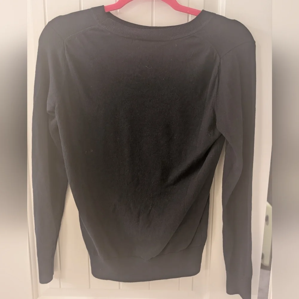 Banana 🍌 Republic - Cat 😺 Intarsia Lightweight Crewneck Sweater Size Small - Picture 6 of 6